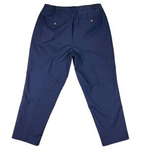 ELOQUII Dark Navy Blue Viola Fit Kady Pant Trousers Women’s Size 16V NEW